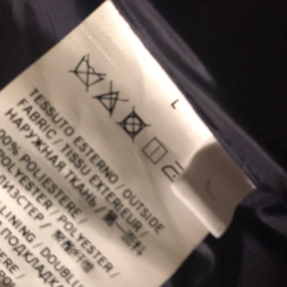 Navy Feather Down Jacket - image 8